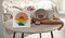 Summer Desk Decor,Retro Sun Sunset Rays Rustic Summer Wood Block Plaque Box Sign Desk Decor